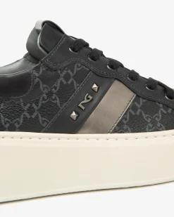 Nero Giardini Sneakers Donna in Pelle, Materiale Tecnico e Suede New