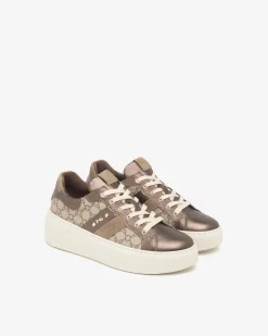 Nero Giardini Sneakers Donna in Pelle, Materiale Tecnico e Suede New