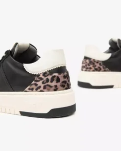Nero Giardini Sneakers Donna in Pelle, Suede e Materiale Tecnico Nero New