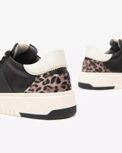 Nero Giardini Sneakers Donna in Pelle, Suede e Materiale Tecnico Nero New