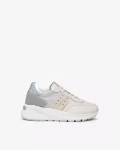 Nero Giardini Sneakers Donna in Pelle, Suede e Tela Outlet