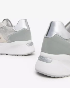 Nero Giardini Sneakers Donna in Pelle, Suede e Tela Outlet
