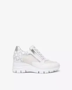 Nero Giardini Sneakers Donna in Pelle, Tela e Materiale Tecnico Hot