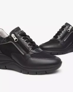 Nero Giardini Sneakers Donna in Pelle, Tela e Materiale Tecnico Hot