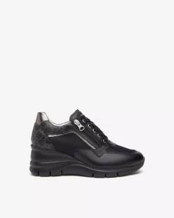 Nero Giardini Sneakers Donna in Pelle, Tela e Materiale Tecnico Hot