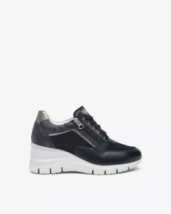 Nero Giardini Sneakers Donna in Pelle, Tela e Materiale Tecnico Hot