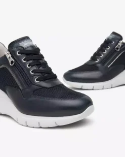Nero Giardini Sneakers Donna in Pelle, Tela e Materiale Tecnico Hot