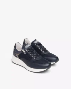 Nero Giardini Sneakers Donna in Pelle, Tela e Materiale Tecnico Clearance