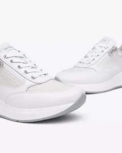 Nero Giardini Sneakers Donna in Pelle, Tela e Materiale Tecnico Clearance