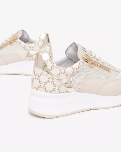Nero Giardini Sneakers Donna in Pelle, Tela e Materiale Tecnico Clearance