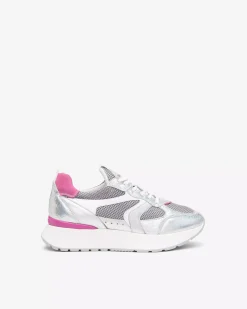 Nero Giardini Sneakers Donna in Pelle, Tela e Suede Sale