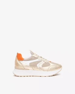 Nero Giardini Sneakers Donna in Pelle, Tela e Suede Sale