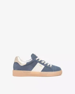 Nero Giardini Sneakers Donna in Suede e Pelle Avio Discount
