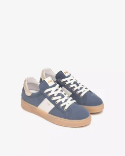 Nero Giardini Sneakers Donna in Suede e Pelle Avio Discount