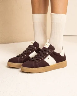Nero Giardini Sneakers Donna in Suede e Pelle Rosso Sale