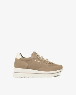 Nero Giardini Sneakers Donna in Suede e Materiale Tecnico Clearance