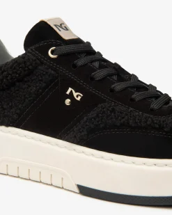 Nero Giardini Sneakers Donna in Suede, Tessuto e Materiale Tecnico Sale