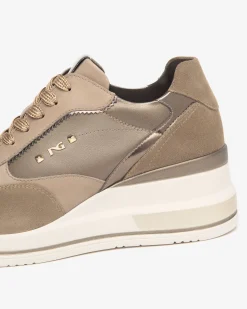 Nero Giardini Sneakers Donna in Suede,Vernice, Pelle e Materiale Tecnico