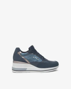 Nero Giardini Sneakers Donna in Suede,Vernice, Pelle e Materiale Tecnico
