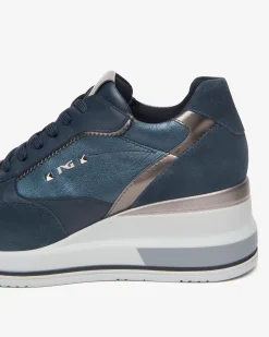 Nero Giardini Sneakers Donna in Suede,Vernice, Pelle e Materiale Tecnico