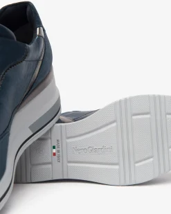 Nero Giardini Sneakers Donna in Suede,Vernice, Pelle e Materiale Tecnico