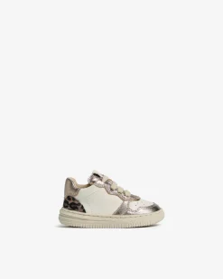 Nero Giardini Sneakers Junior da Bambina in Pelle e Materiale Tecnico Avorio