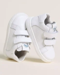 Nero Giardini Sneakers Junior da Bambino in Pelle e Tela New
