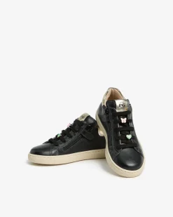 Nero Giardini Sneakers Junior da Bambina in Pelle e Materiale Tecnico New