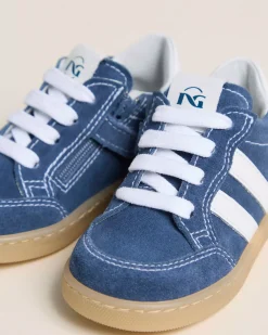 Nero Giardini Sneakers Junior da Bambino in Camoscio e Pelle Discount
