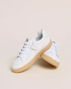 Nero Giardini Sneakers Junior da Bambino in  Pelle Bianco Online