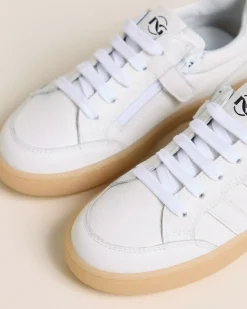 Nero Giardini Sneakers Junior da Bambino in  Pelle Bianco Online