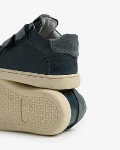 Nero Giardini Sneakers Junior da Bambino in Pelle e Camoscio Blu Clearance