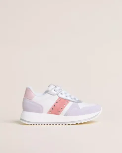 Nero Giardini Sneakers Teen da Ragazza in Pelle, Camoscio e Materiale Tecnico Sale