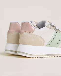 Nero Giardini Sneakers Teen da Ragazza in Pelle, Camoscio e Materiale Tecnico Sale