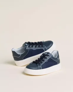Nero Giardini Sneakers Teen da Ragazzo in Pelle e Tela Outlet