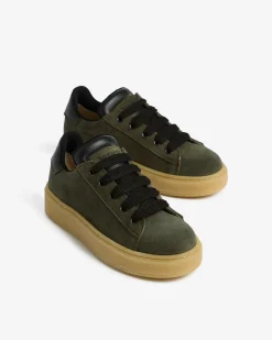Nero Giardini Sneakers Teen da Ragazzo in Camoscio e Pelle