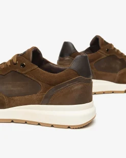 Nero Giardini Sneakers Uomo Camoscio e Pelle New