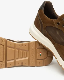 Nero Giardini Sneakers Uomo Camoscio e Pelle New