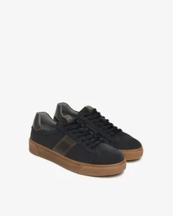 Nero Giardini Sneakers Uomo in Camoscio e Pelle New