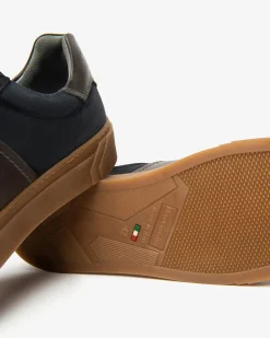 Nero Giardini Sneakers Uomo in Camoscio e Pelle New