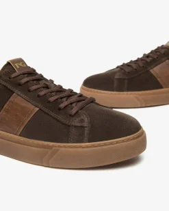 Nero Giardini Sneakers Uomo in Camoscio e Pelle New