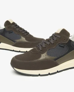 Nero Giardini Sneakers Uomo in Camoscio, Pelle e Tela Hot