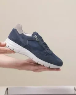 Nero Giardini Sneakers Uomo in Camoscio e Tela Online