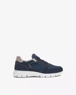 Nero Giardini Sneakers Uomo in Camoscio e Tela Online