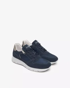 Nero Giardini Sneakers Uomo in Camoscio e Tela Online
