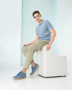 Nero Giardini Sneakers Uomo in Camoscio Outlet