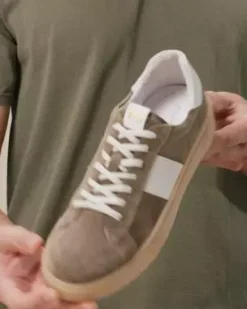 Nero Giardini Sneakers Uomo in Camoscio e Pelle Hot