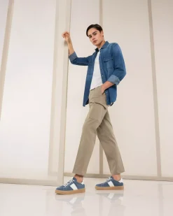 Nero Giardini Sneakers Uomo in Camoscio e Pelle Hot
