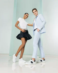 Nero Giardini Sneakers Uomo in Pelle Blu Clearance