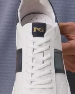 Nero Giardini Sneakers Uomo in Pelle Blu Clearance